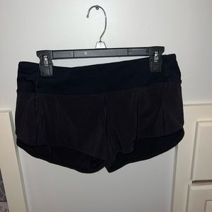 Black lululemon shorts.